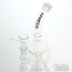 Chain Link By Genesis Glass: Diffused Inline Perc, With Recycler, Double Chamber Water Pipe