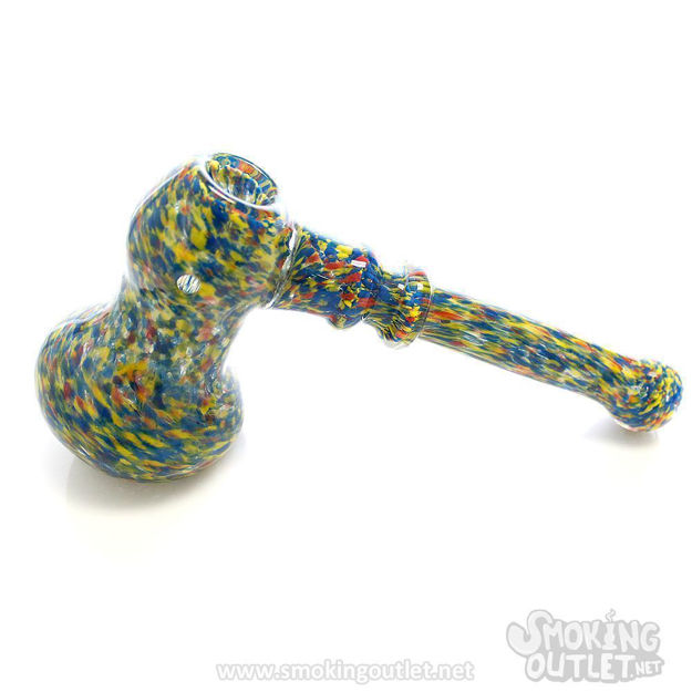 Marbled Glass Hammer Bubbler