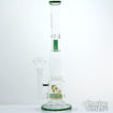 Inline and Honeycomb Perc, Straight Tube Genesis Glass Bong