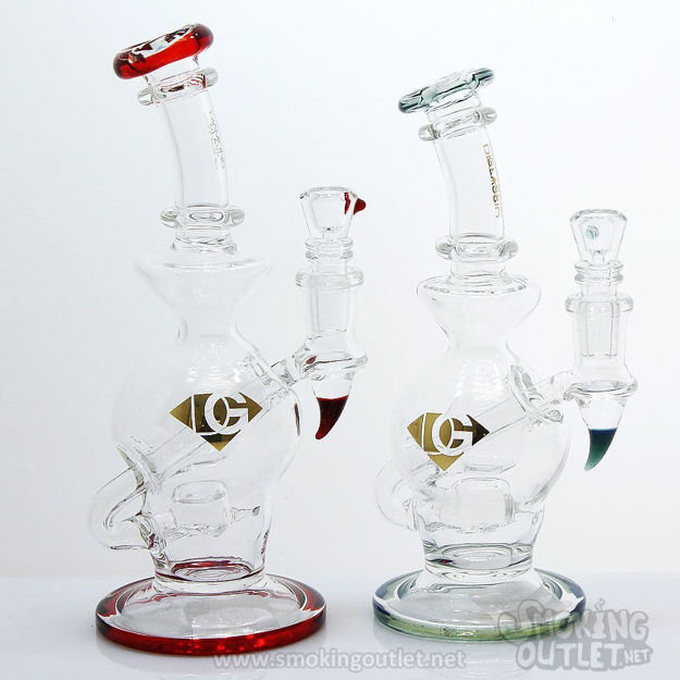 Dragon’s Tooth Dab Rig By Diamond Glass (W/ Bowl Piece And Banger Nail)