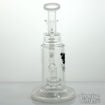 Double Showerhead Perc Mini Bong or Dab Rig by Diamond Glass 