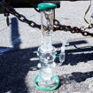 Lookah Glass Platinum Collection: All-Seeing Eye Giant Studded Pipe w/ Ice Pinch