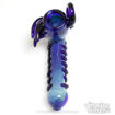 Cerulean Claw Glass Spoon Pipe
