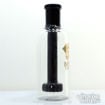 Black Showerhead Perc Ashcatcher by Diamond Glass