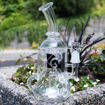 Showerhead and Tube Perc, Beaker Style Diamond Glass Water Pipe