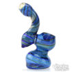 Blue Snail Glass Mini Bubbler