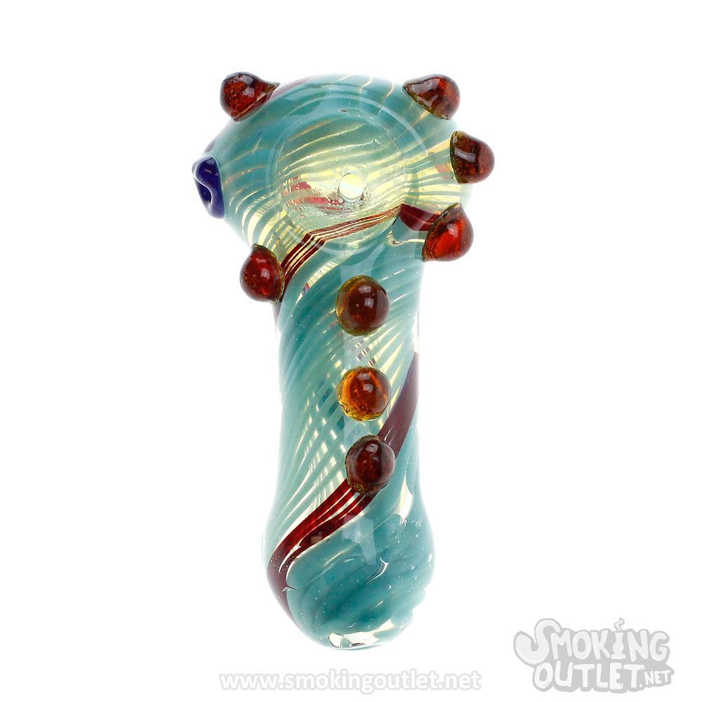 Mini Swirls Glass Spoon Pipe Smoking Outlet
