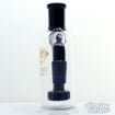 (AS-IS) Black Showerhead Perc Ashcatcher by Diamond Glass