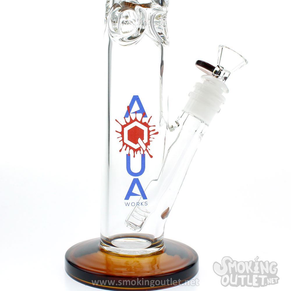 The Twisty Tube Bong by Aqua Works Glass Smoking Outlet