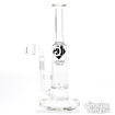 The Clear Cut Double-Chamber Mini Dab Rig By Diamond Glass 