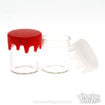 Mini Paint Pot Silicone & Glass Container