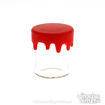Mini Paint Pot Silicone & Glass Container