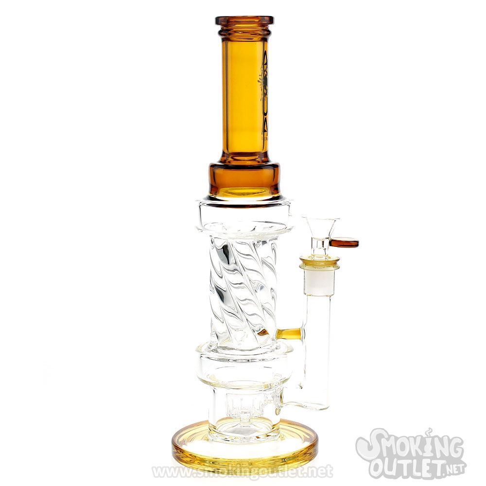 Twist Disk Percolator Bong by Aqua Works Glass Smoking Outlet
