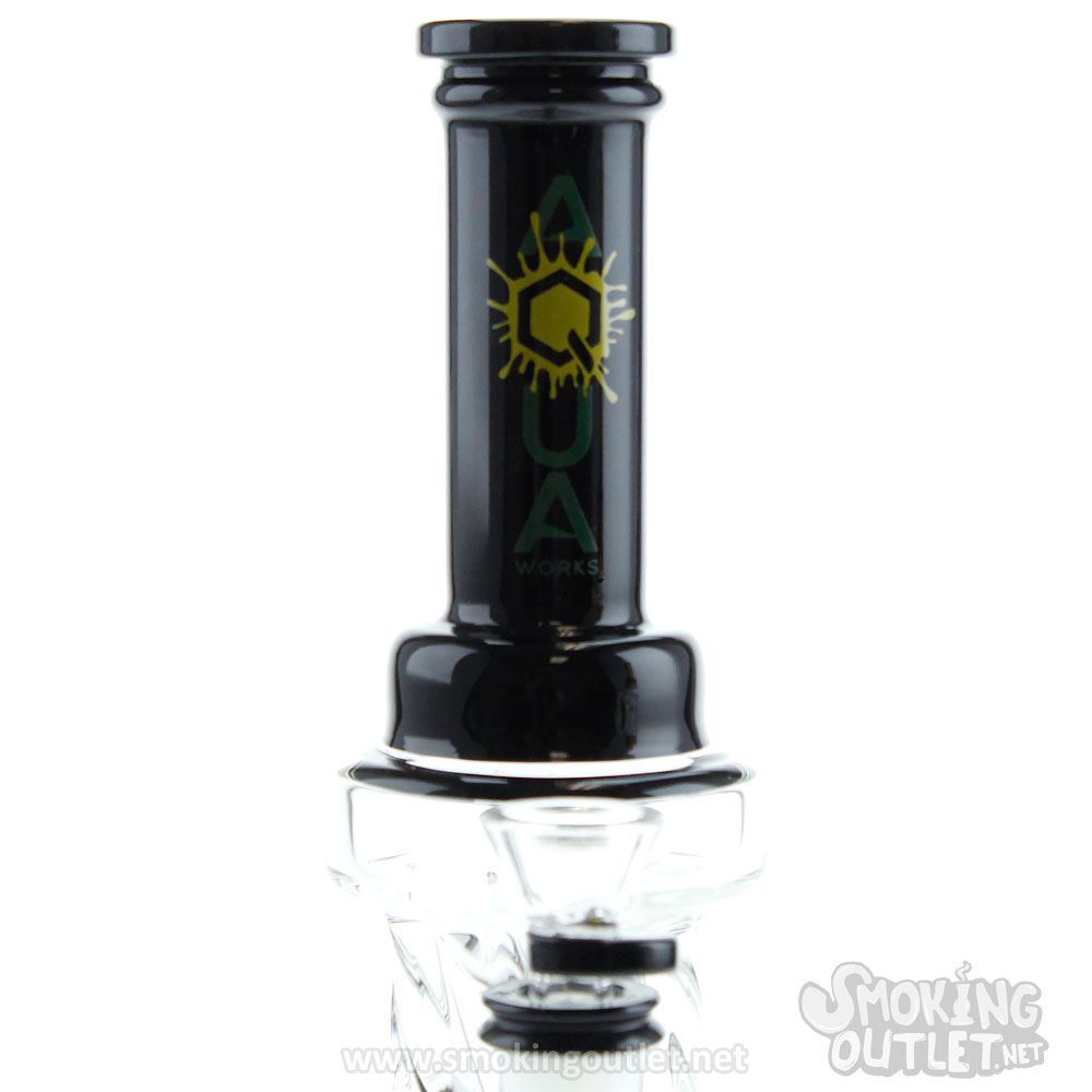Twist Disk Percolator Bong by Aqua Works Glass Smoking Outlet