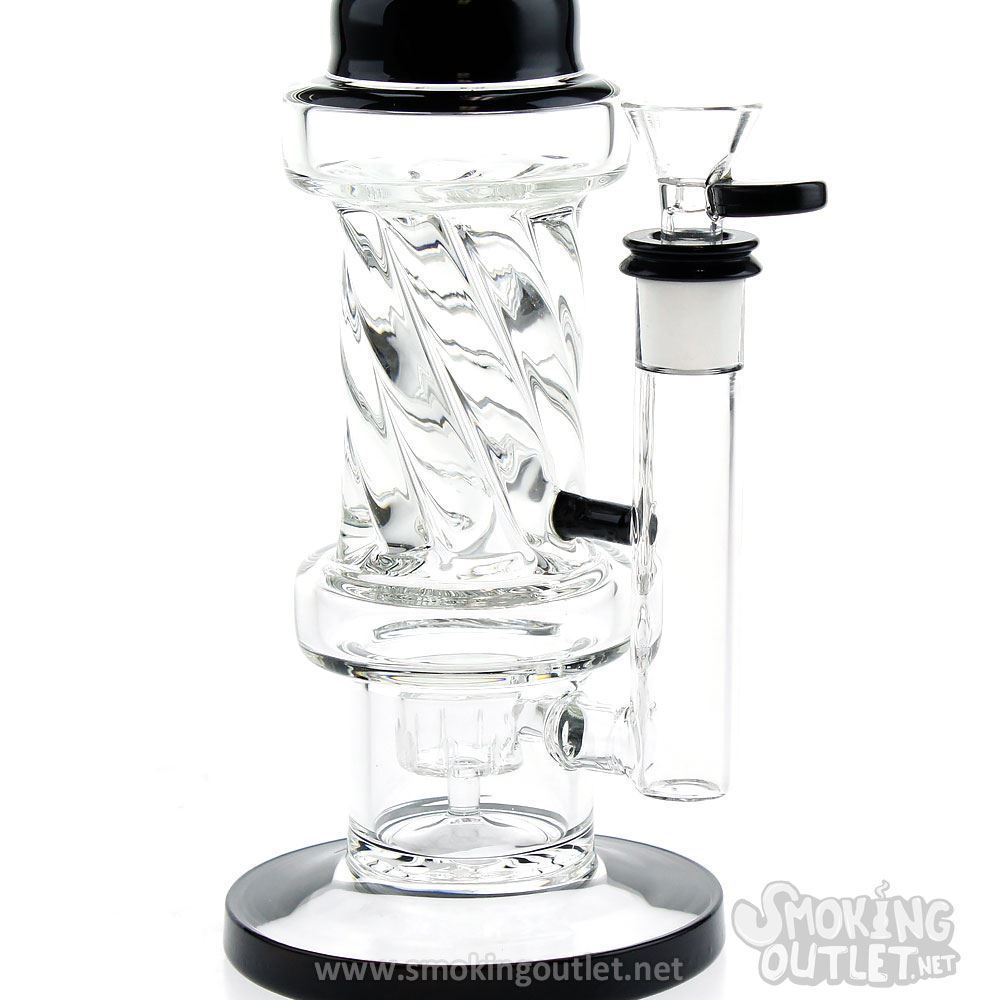 Twist Disk Percolator Bong by Aqua Works Glass Smoking Outlet