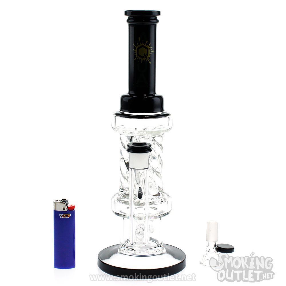 Twist Disk Percolator Bong by Aqua Works Glass Smoking Outlet
