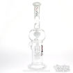 8-Arm Tree and Teeth Perc, Recycler, Double Chamber Lookah Glass Water Pipe