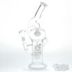 8-Arm Tree and Teeth Perc, Recycler, Double Chamber Lookah Glass Water Pipe