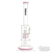 Cylinder And 8-Button Showerhead Perc, Double Chamber Genesis Glass Bong