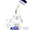 Showerhead And Faberge Egg Perc Water Pipe By Genesis Glass