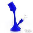 The Horn Glass & Silicone Water Pipe by Waxmaid 