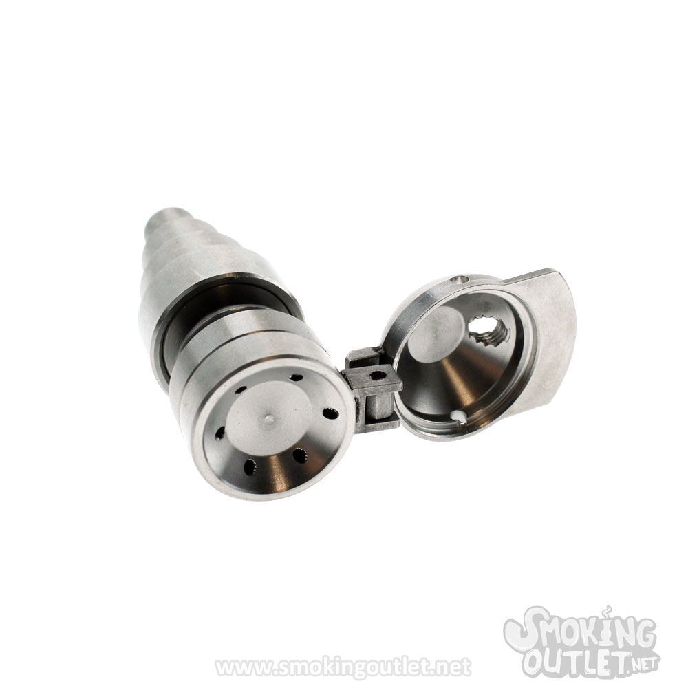 4Piece Titanium Nail & Carb Cap Smoking Outlet