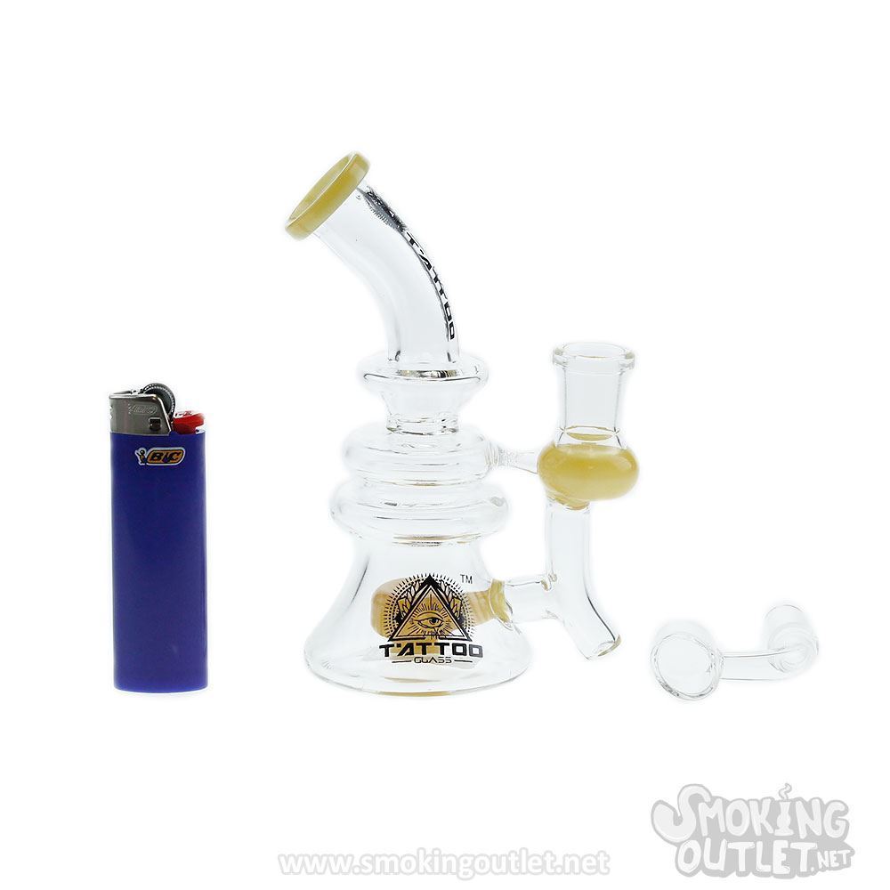 Katana Mini Rig by Tattoo Glass | Smoking Outlet