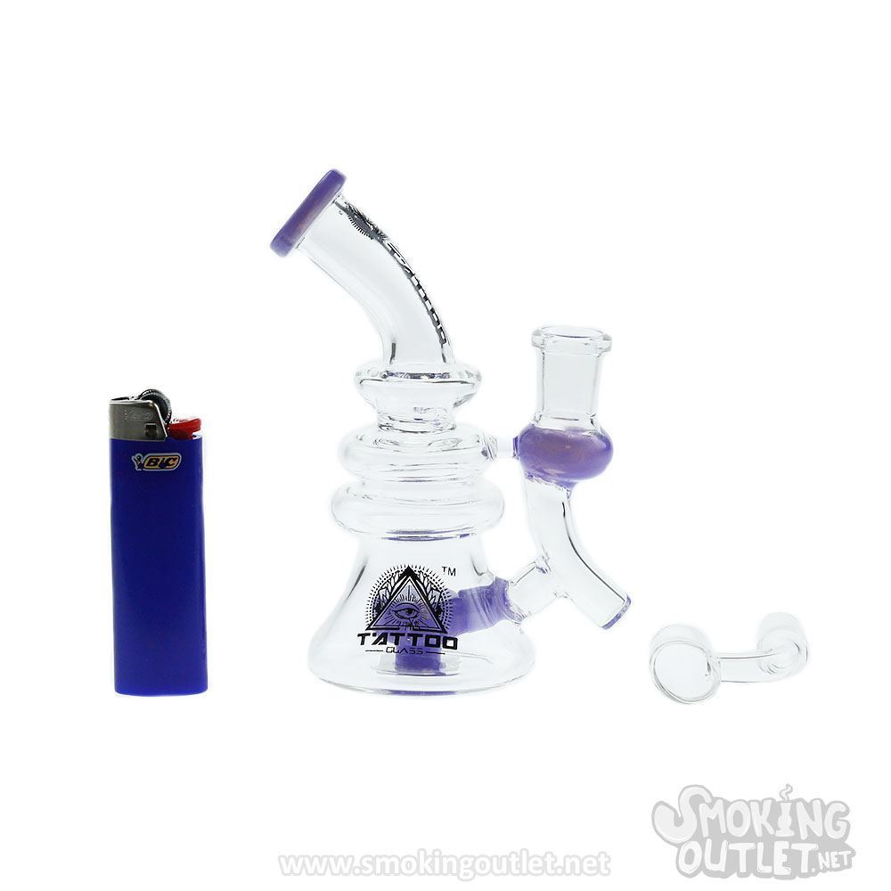 Katana Mini Rig by Tattoo Glass | Smoking Outlet