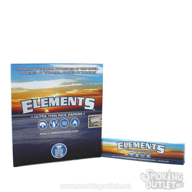 Elements – Ultra Thin King Rice Rolling Papers