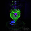 UV Glow Heart of the Tiger by Illuminati Glass