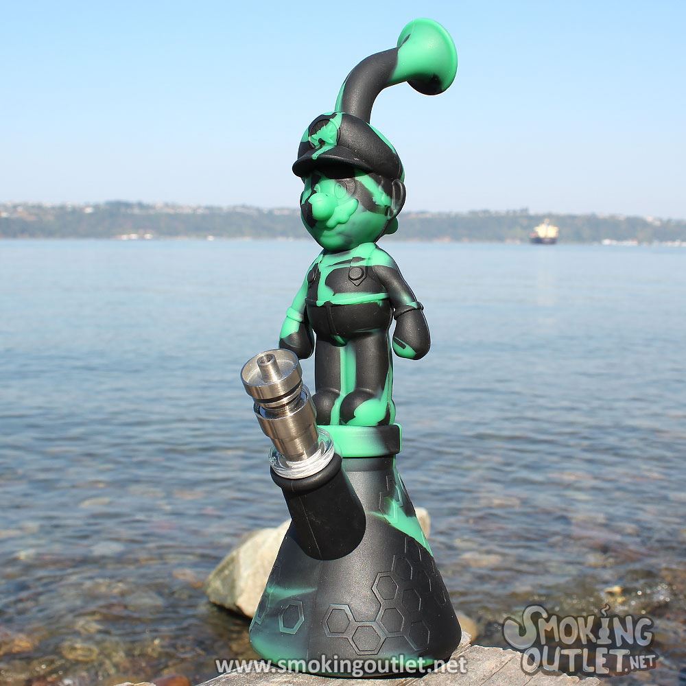 Mario World Silicone Dab Rig | Smoking Outlet