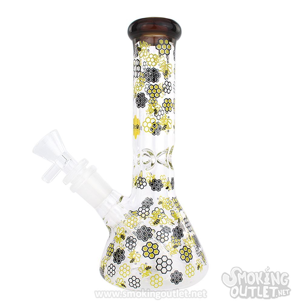 Bee Buddy Mini Bong by Honey Dew Glass Smoking Outlet