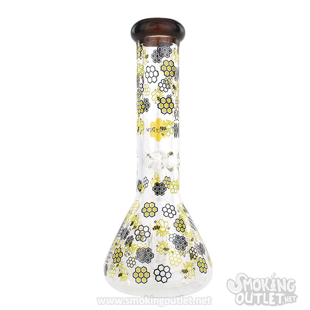 Bee Buddy Mini Bong by Honey Dew Glass Smoking Outlet