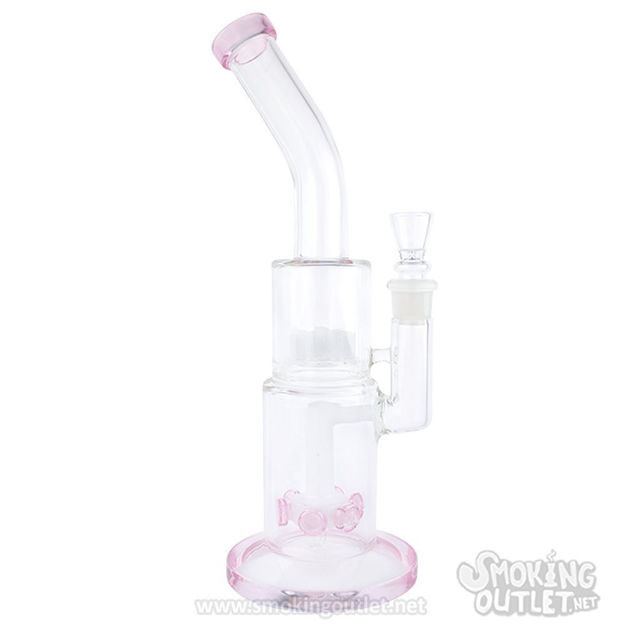 6-Disc Button and Sprinkler Perc, Double Chamber Water Pipe