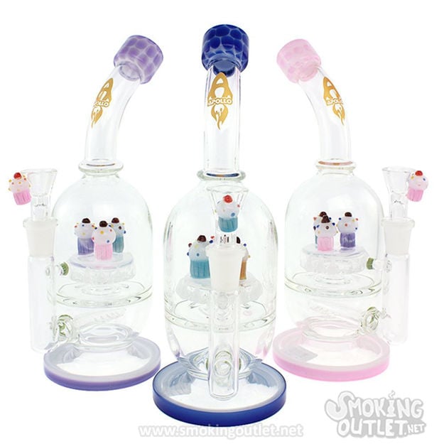Cupcake Clouds by Apollo Glassworks