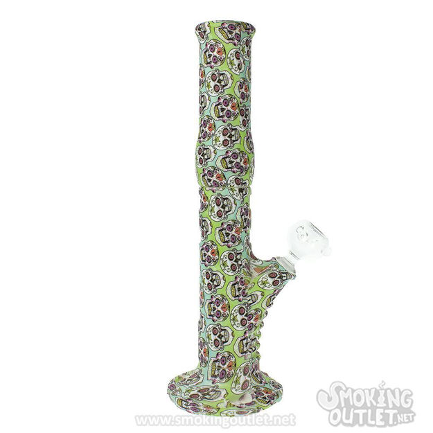 Day of the Dead Silicone Bong