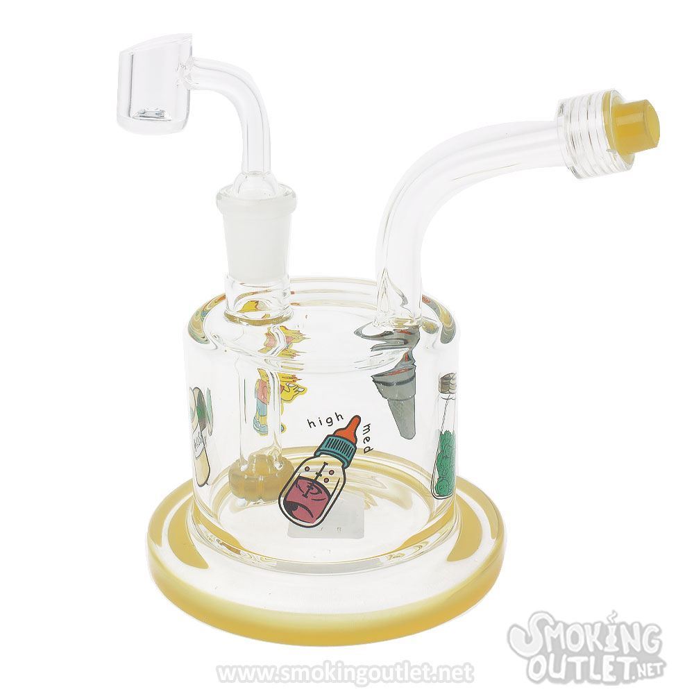 Mini Tiki Torch Dab Rig Smoking Outlet