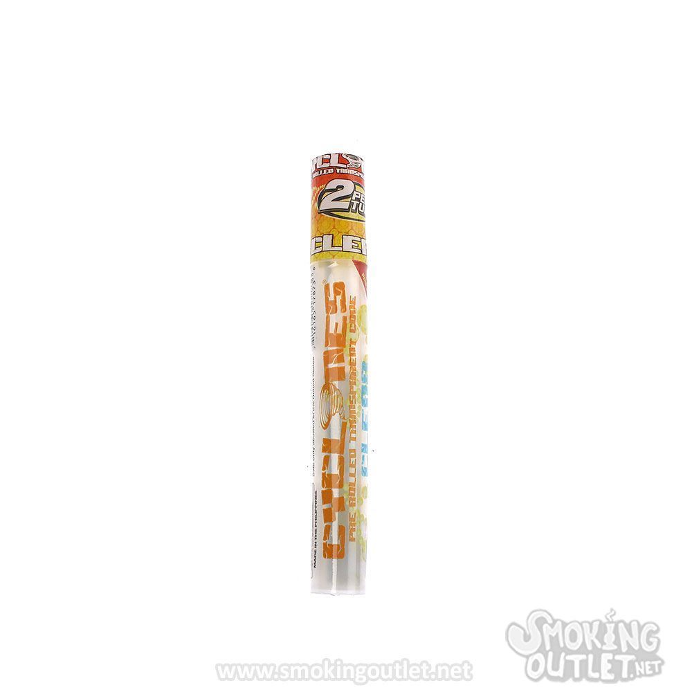 Cyclones 1 ¼ Clear Pre Rolled Cones Smoking Outlet