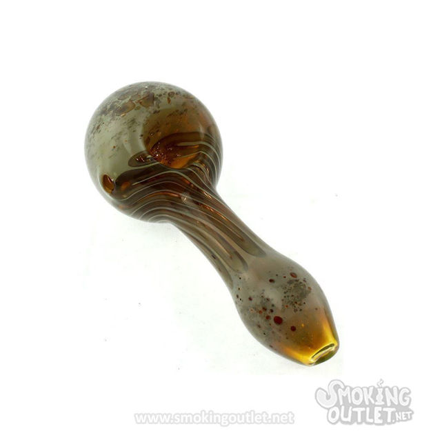 A Celestial Glass Spoon Pipe