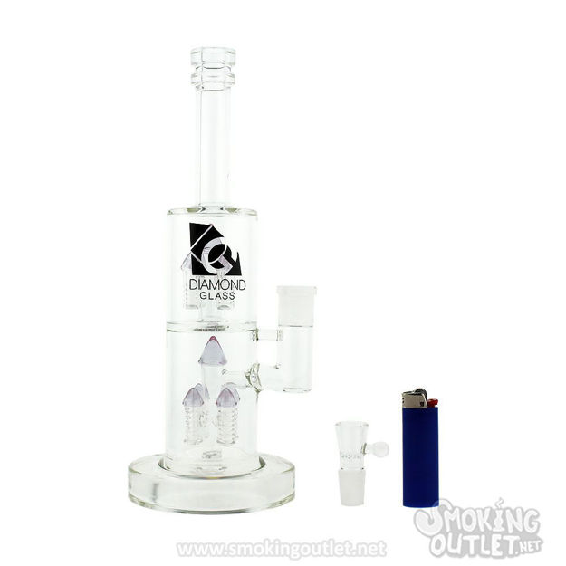 The Rocket Launching Tower Water Pipe By Diamond Glass