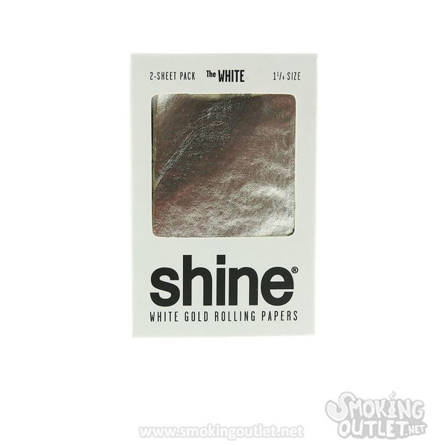 Shine – 1 1/4 White Gold Rolling Papers