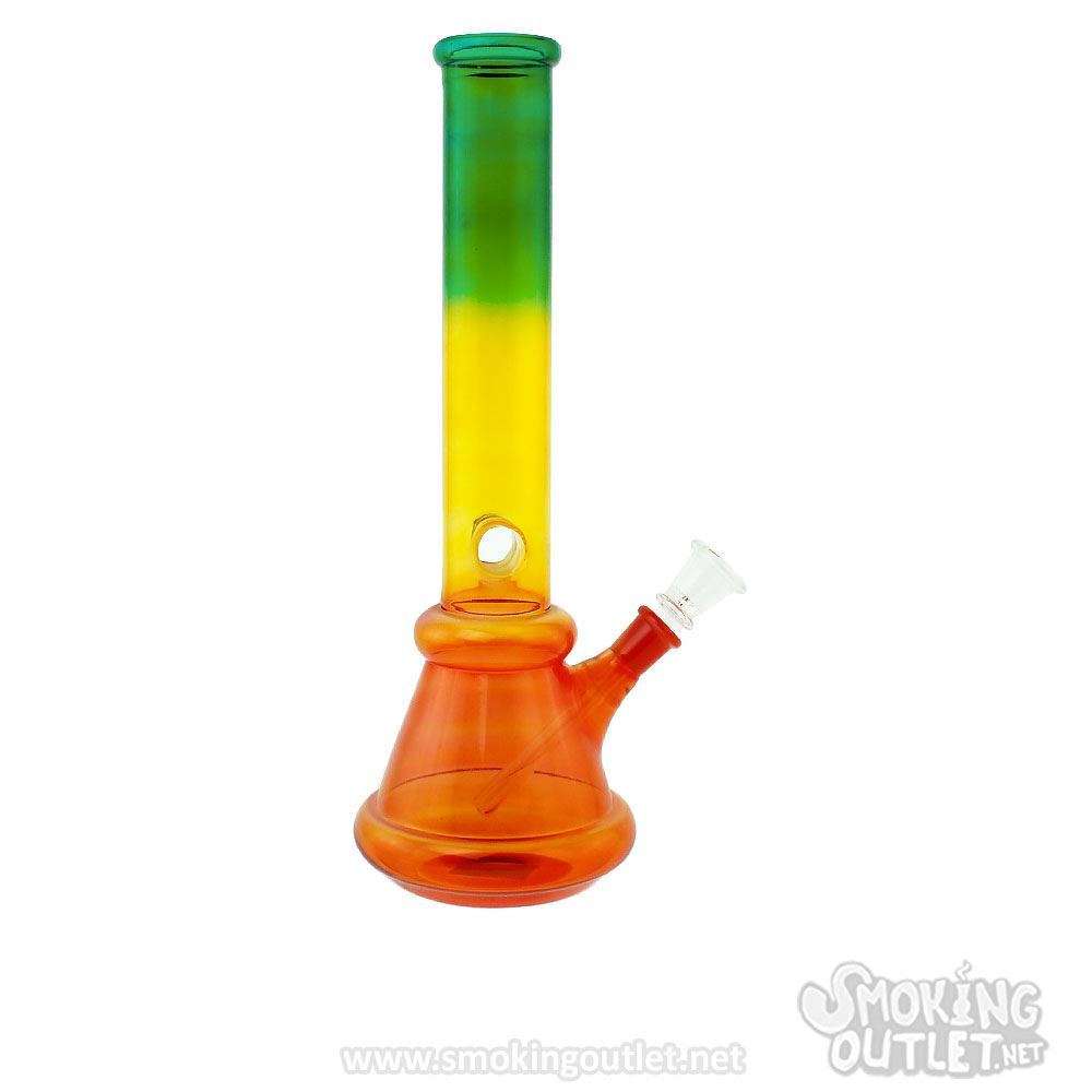 Clean Cut Rasta Beaker Bong Smoking Outlet