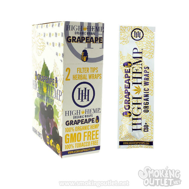 Picture of High Hemp Herbal Wraps - Grape Ape