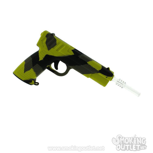Picture of Camo Combat Silicone Nectar Collector by Stratus