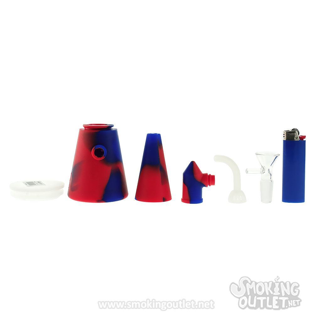 Silly Cone Silicone Water Pipe Smoking Outlet