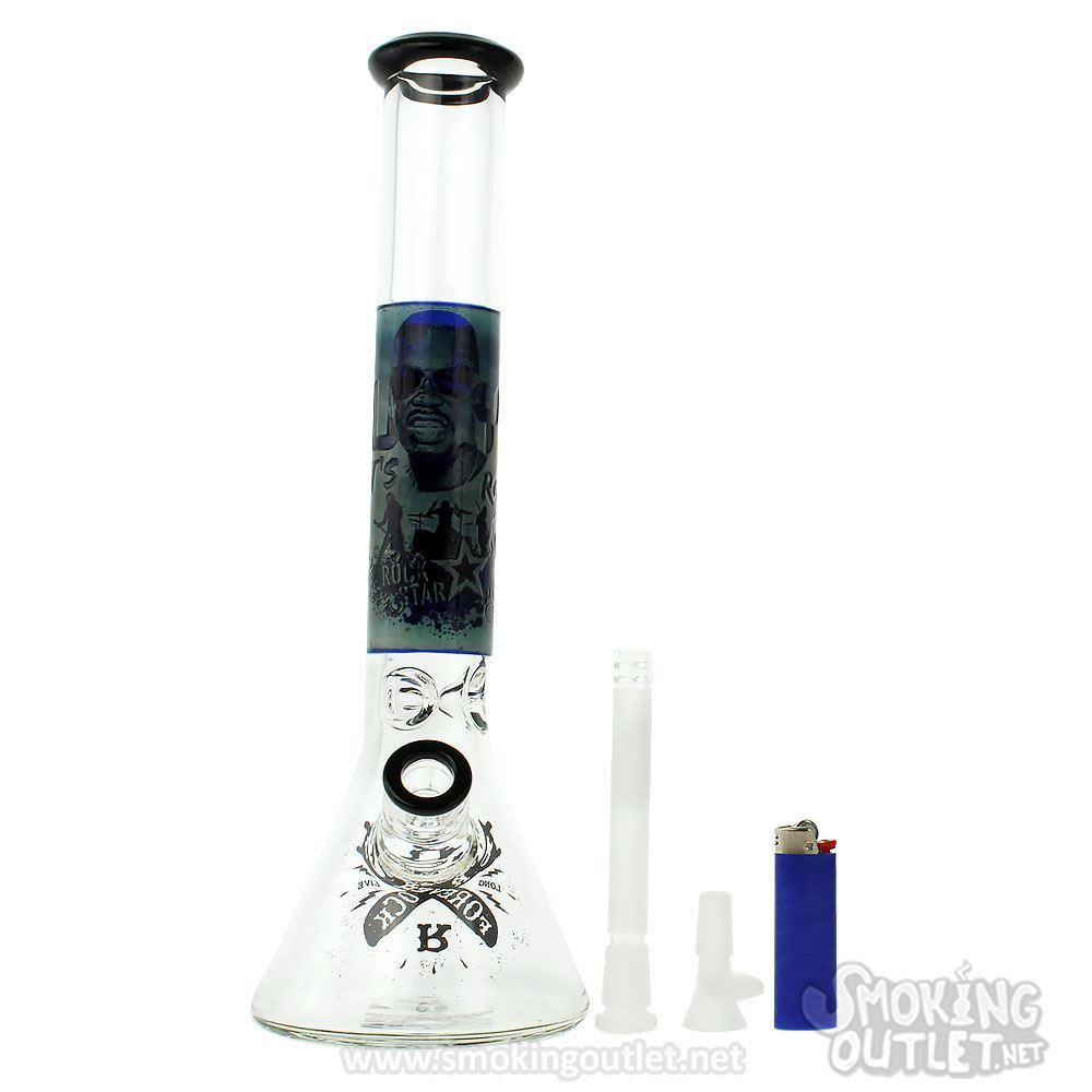 Juicy J Rocks Beaker Bong by Juicy J Glass Smoking Outlet