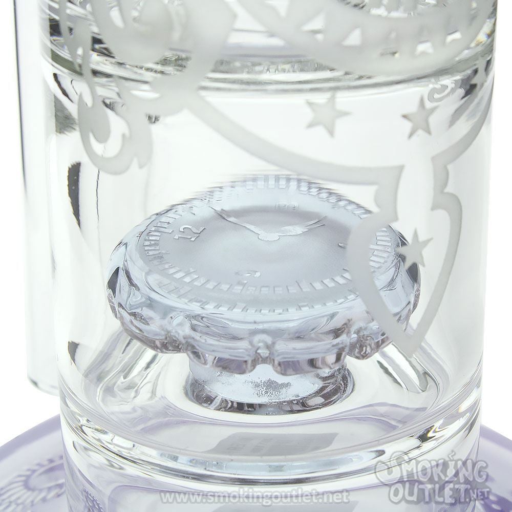 Grandfather Clock Water Pipe by Illuminati Glass Smoking Outlet