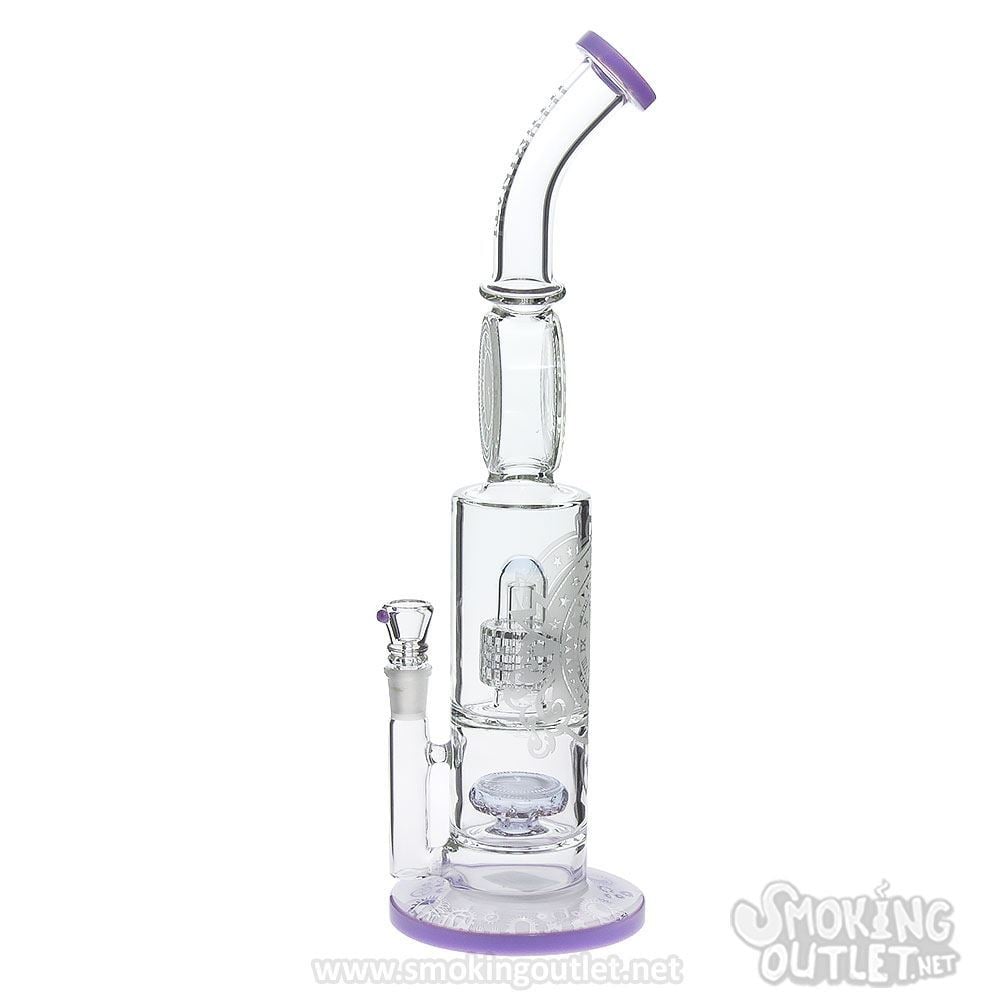 Grandfather Clock Water Pipe by Illuminati Glass Smoking Outlet