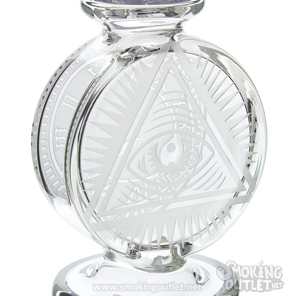 Grandfather Clock Water Pipe by Illuminati Glass Smoking Outlet
