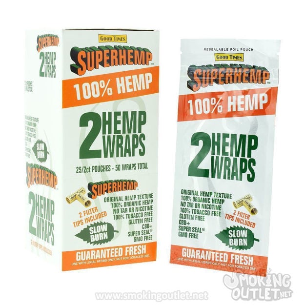 SuperHemp 100% Hemp Wraps - Original